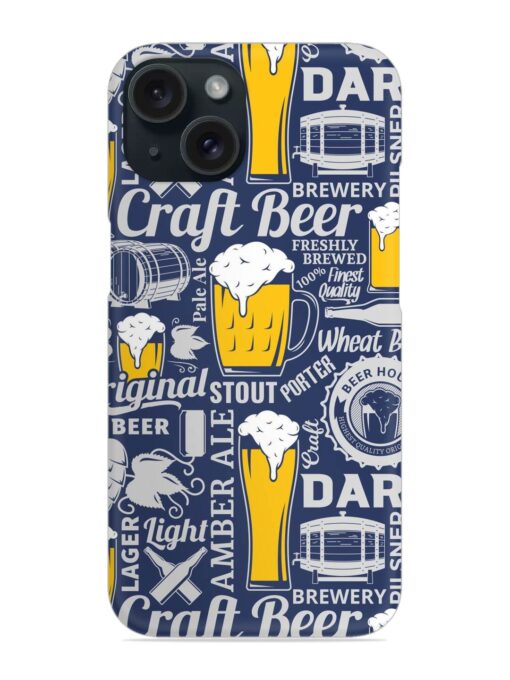 Typographic Vector Beer Snap Case Zapvi