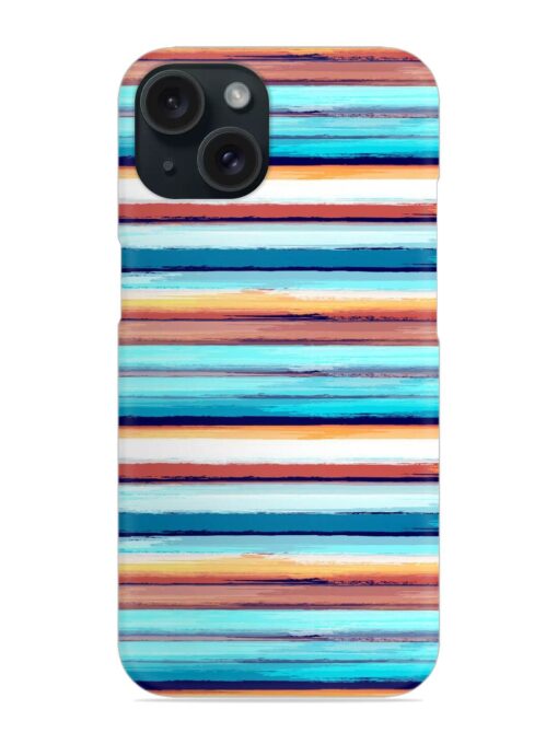 Watercolor Striped Fashion Snap Case Zapvi