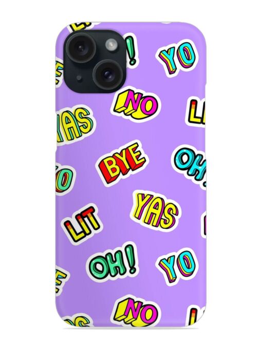 Seamless Pattern Patches Snap Case Zapvi