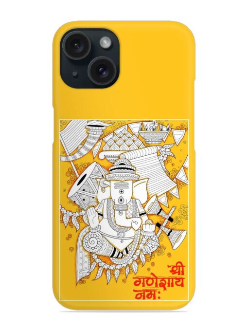 Illustration Lord Ganapati Snap Case Zapvi