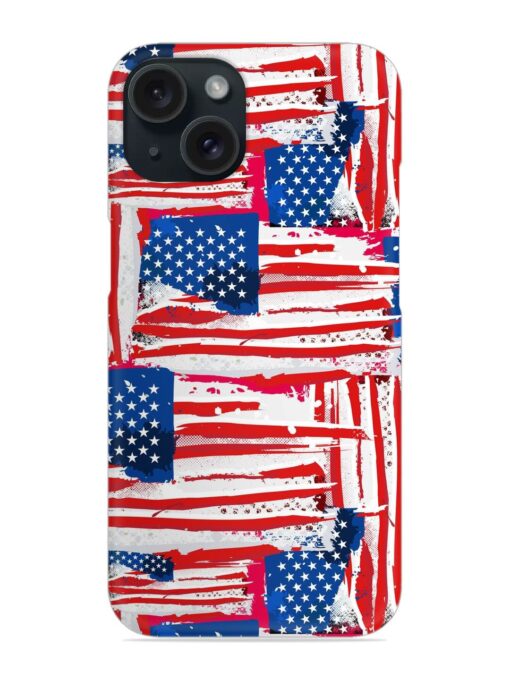 Usa Flag Seamless Snap Case Zapvi