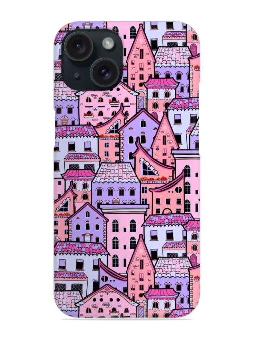 Seamless Pattern Houses Snap Case Zapvi