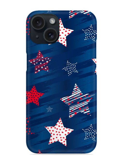 Abstract Seamless Stars Snap Case Zapvi