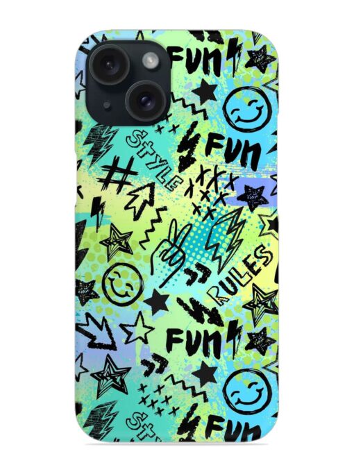 Abstract Seamless Chaotic Snap Case Zapvi