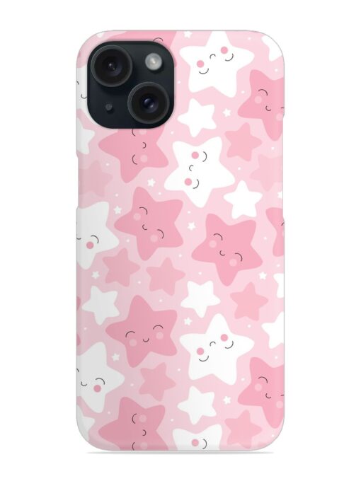 Seamless Pastel Star Snap Case Zapvi