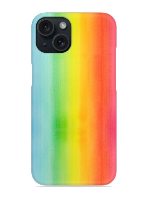 Bright Rainbow Watercolor Snap Case Zapvi