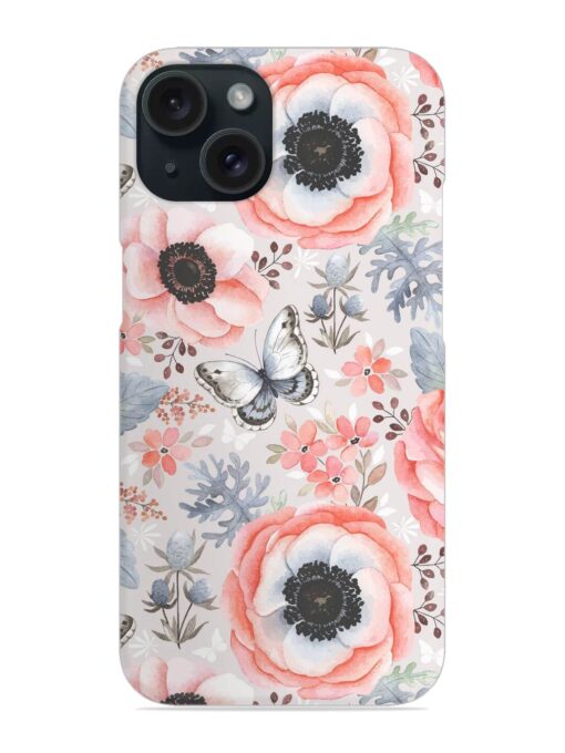 Seamless Pattern Anemones Snap Case Zapvi