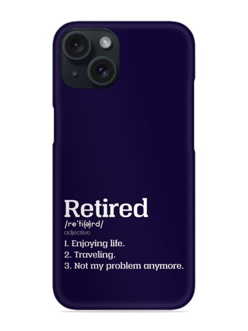 Funny Retired Dictionary Snap Case Zapvi