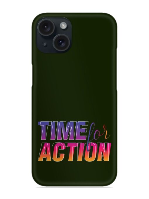 Time Action Graphic Design Snap Case Zapvi