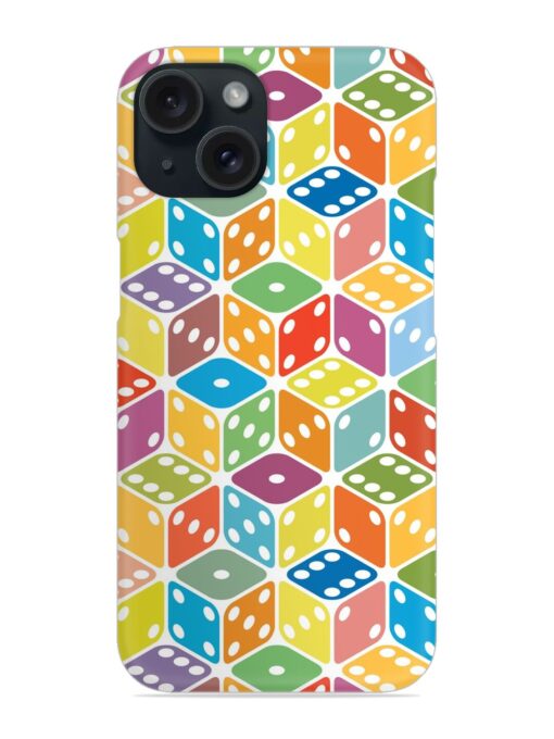 Vector Multi Colored Dice Snap Case Zapvi