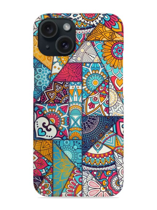 Patchwork Pattern Vintage Snap Case Zapvi