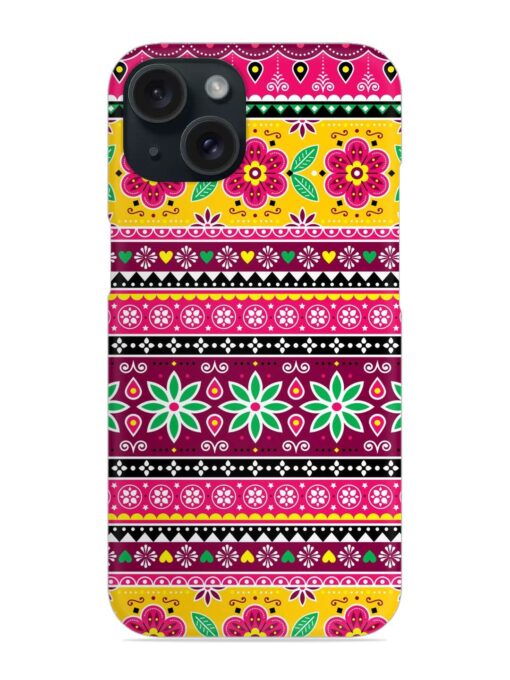 Yellow And Pink Mandala Truck Snap Case Zapvi