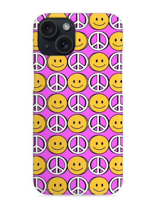 Smiley Face Peace Snap Case Zapvi