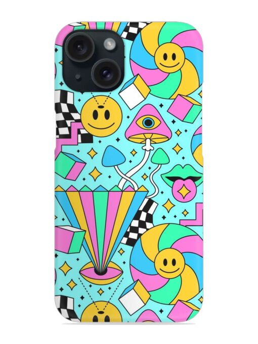 Trippy Rainbow 60S Snap Case Zapvi