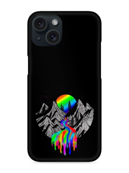 Rainbow Color Mountain Snap Case Zapvi