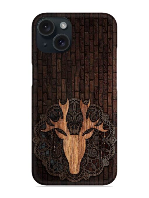 Wooden Deer Snap Case Zapvi