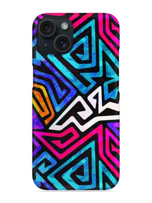 Bright Maze Seamless Snap Case Zapvi