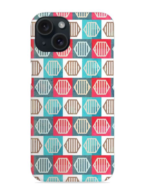 Colored Geometric Seamless Snap Case Zapvi