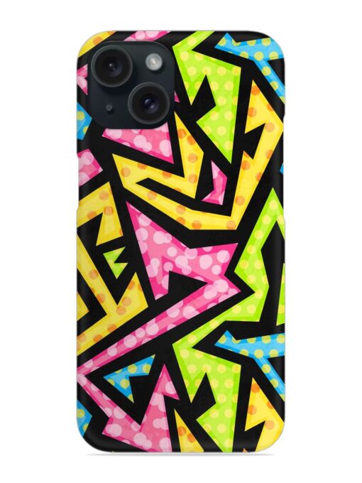 Colored Geometric Seamless Snap Case Zapvi