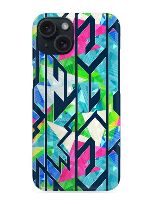 Bright Geometric Seamless Snap Case Zapvi