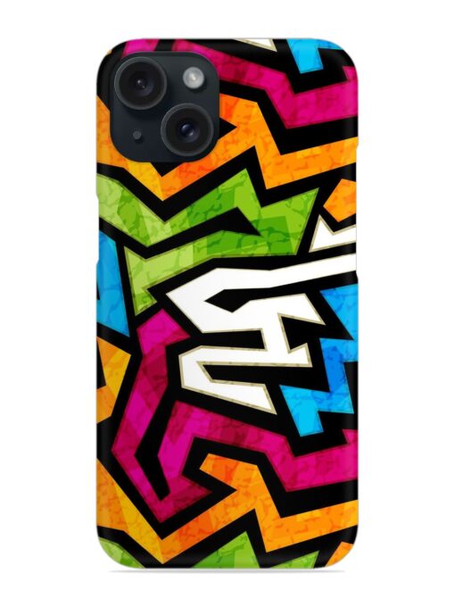 Colored Graffiti Seamless Snap Case Zapvi