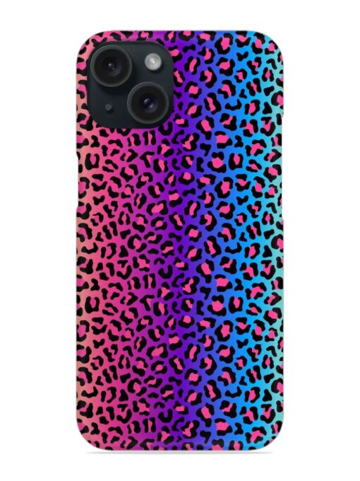 Colorful Leopard Seamless Snap Case Zapvi