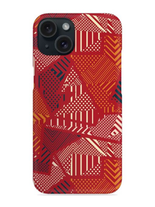 Red Color Tribal Snap Case Zapvi