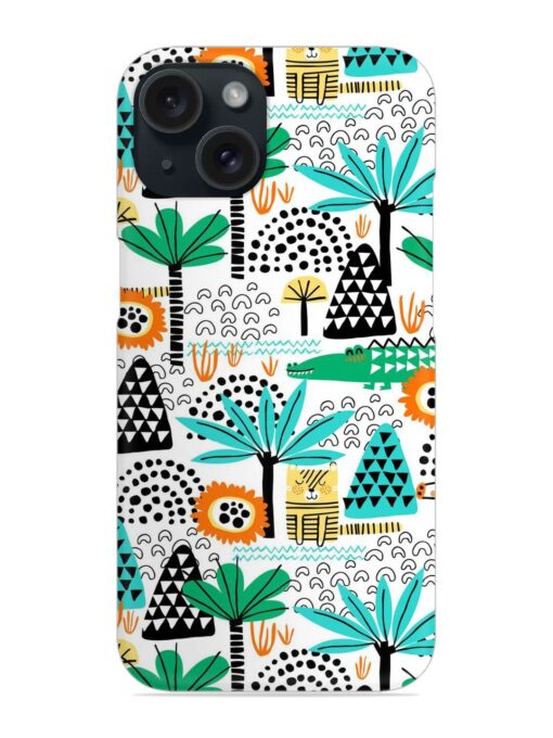 Safari Animals Seamless Snap Case Zapvi