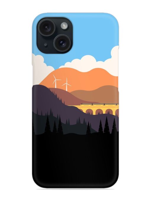 Minimal Mountain Vector Snap Case Zapvi