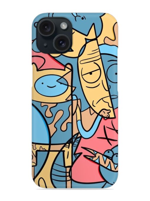 Silly Face Doodle Snap Case Zapvi