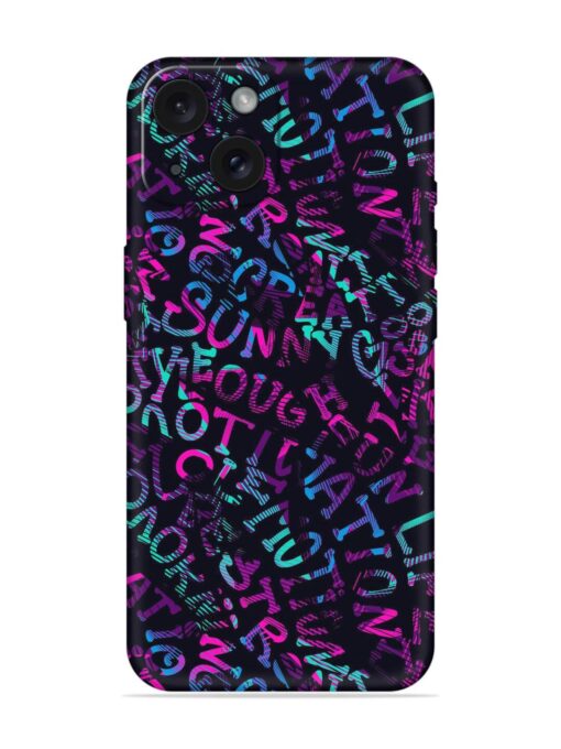 Abstract Seamless Lettering Soft Silicone Case Zapvi