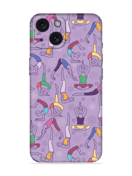 Yoga Poses Seamless Soft Silicone Case Zapvi