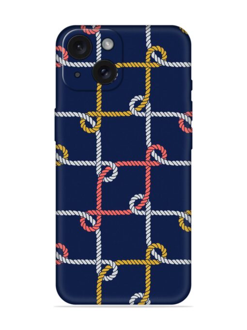 Seamless Nautical Rope Soft Silicone Case Zapvi