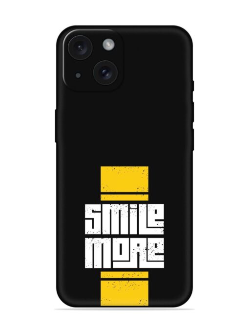 Smile More Typography Soft Silicone Case Zapvi