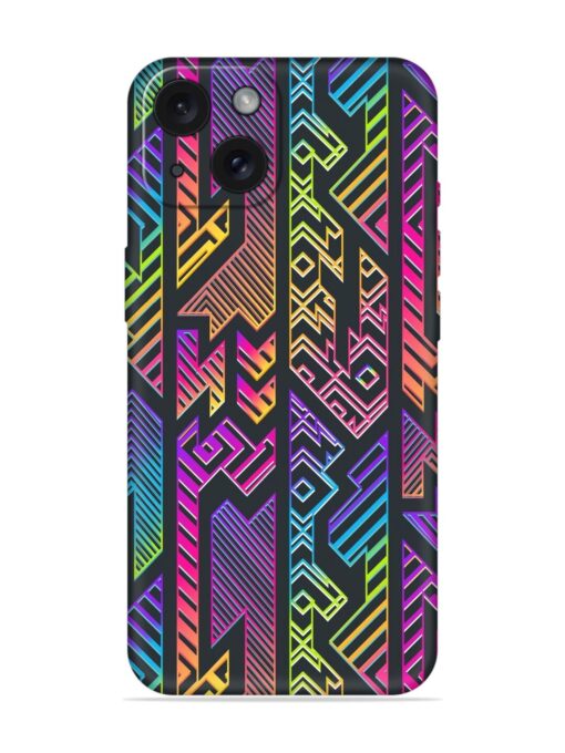 Neon Geometric Seamless Soft Silicone Case Zapvi