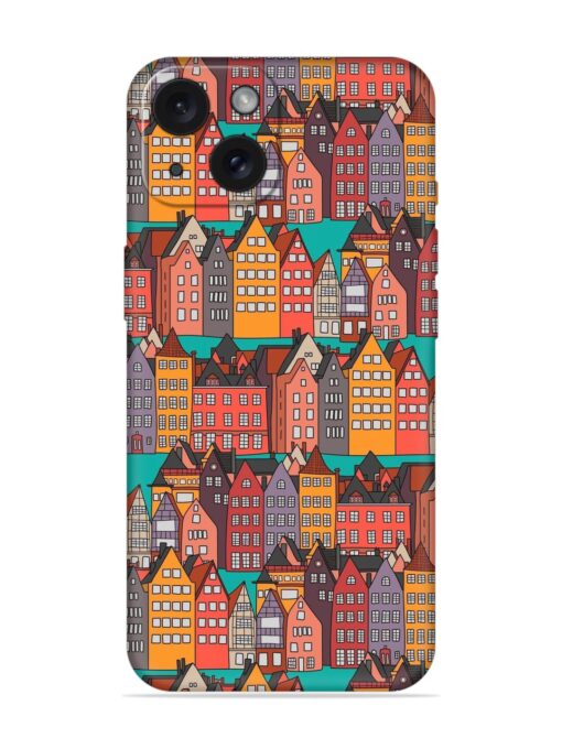 Seamless Pattern Building Soft Silicone Case Zapvi