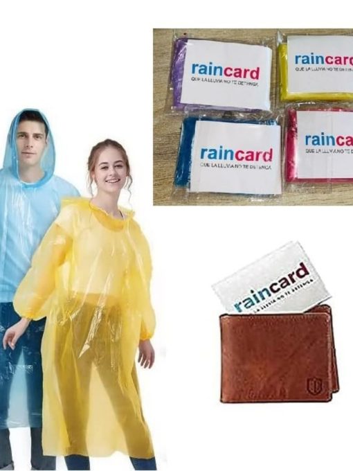 Pocket Size Disposable Raincoat/Raincard Zapvi