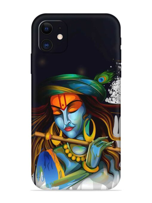 Krishna Art Embossed Soft Silicone Case for Apple Iphone 11 Zapvi