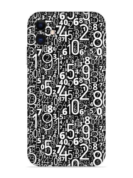 Many Numbers Different Embossed Soft Silicone Case for Apple Iphone 11 Zapvi