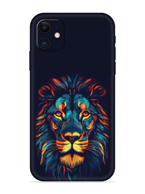 Colorful Lion Embossed Soft Silicone Case for Apple Iphone 11 Zapvi