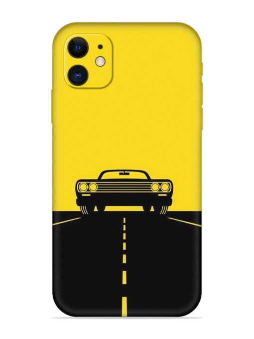 Classic Car Embossed Soft Silicone Case for Apple Iphone 11 Zapvi