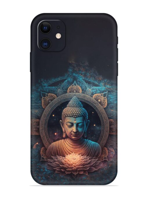 Gautam Buddha Embossed Soft Silicone Case for Apple Iphone 11 Zapvi