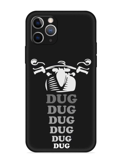 Dug Dug Dug Embossed Soft Silicone Case for Apple Iphone 11 Pro Zapvi