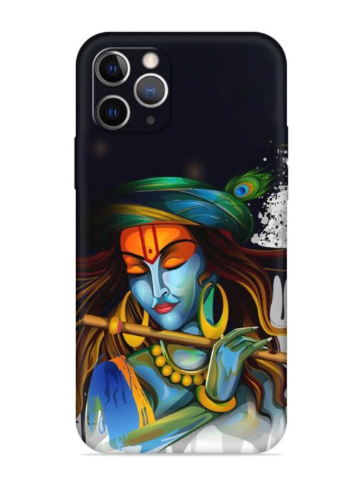 Krishna Art Embossed Soft Silicone Case for Apple Iphone 11 Pro Zapvi