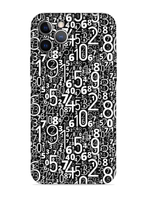 Many Numbers Different Embossed Soft Silicone Case for Apple Iphone 11 Pro Zapvi