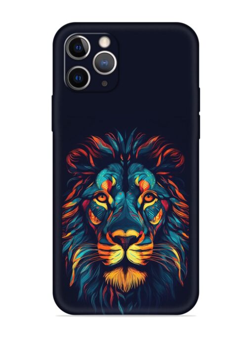 Colorful Lion Embossed Soft Silicone Case for Apple Iphone 11 Pro Zapvi