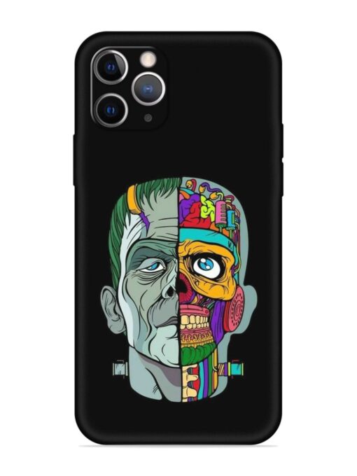 Men Vs Skull Embossed Soft Silicone Case for Apple Iphone 11 Pro Zapvi