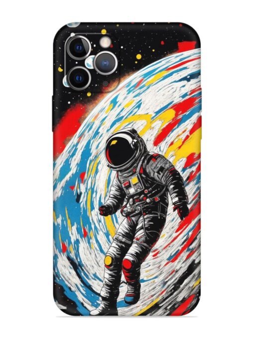 Astronaut Art Embossed Soft Silicone Case for Apple Iphone 11 Pro Zapvi