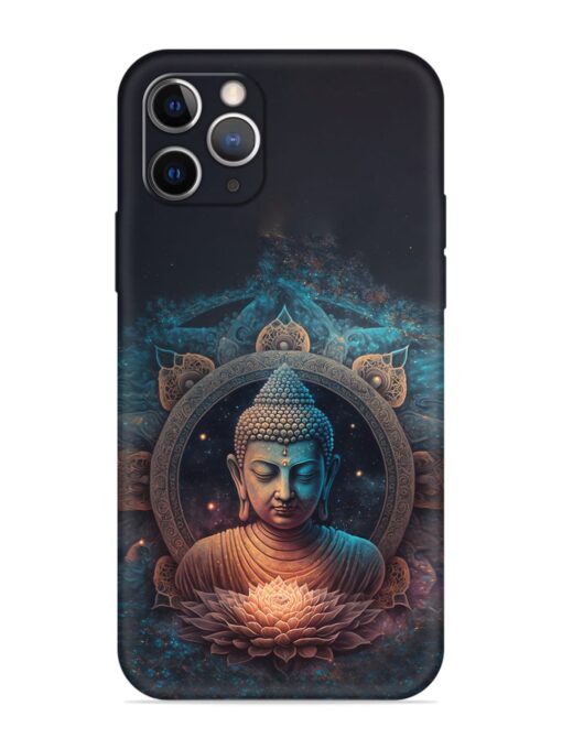 Gautam Buddha Embossed Soft Silicone Case for Apple Iphone 11 Pro Zapvi