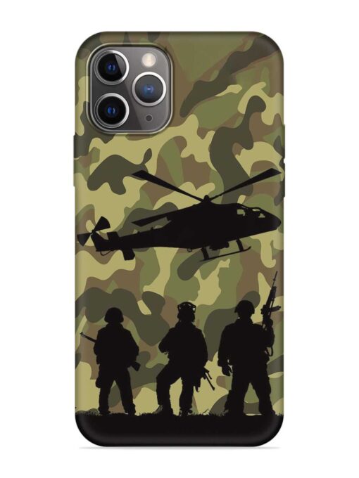 Army Heros Embossed Soft Silicone Case for Apple Iphone 11 Pro Max Zapvi